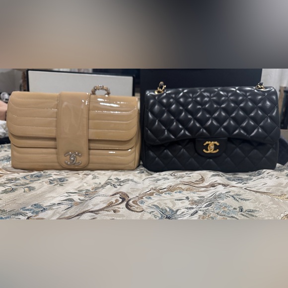 Chanel single flap nude/beige classic bag - Picture 13 of 15